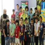 تكريم الطلبة الفائزين بدوري كرة القدم للمرحلة الأساسية