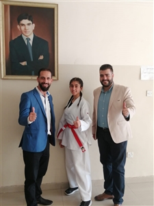 الاتحاد الأردني للتايكواندو يكرم اللاعبة سيرين الأشرم من مدارس النظم الحديثة 