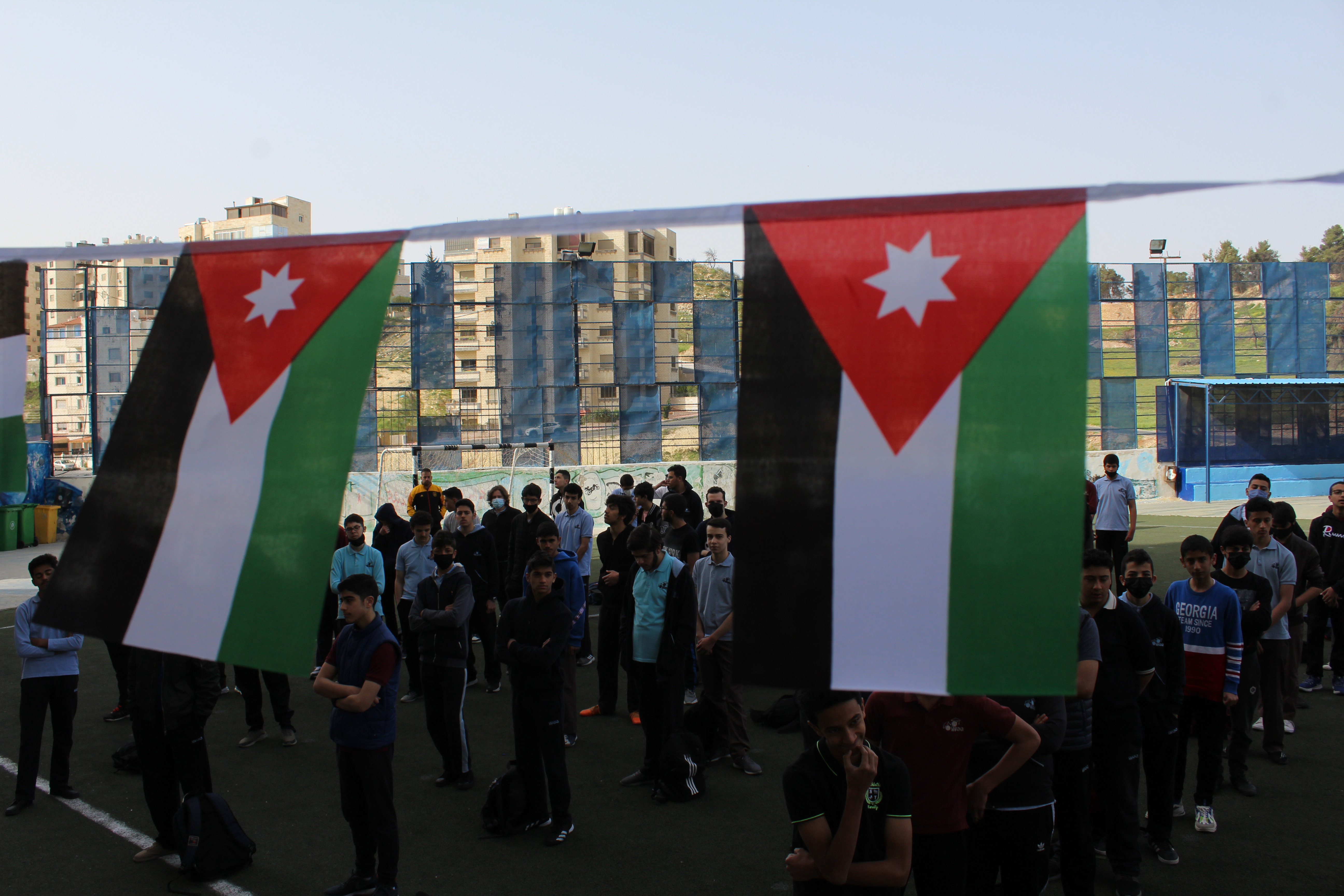 مدارس النظم الحديثة تحتفل بيوم  العلم الأردني  